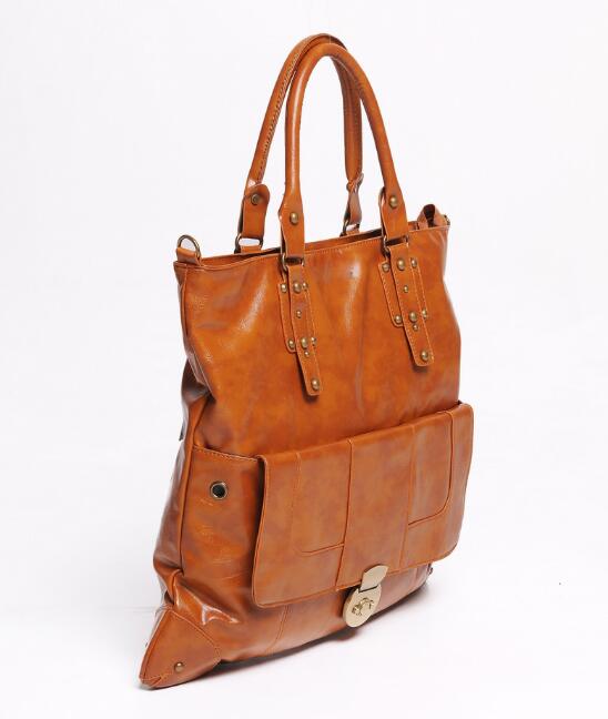 100% PU Leather Vintage Fashion Shoulder Bag