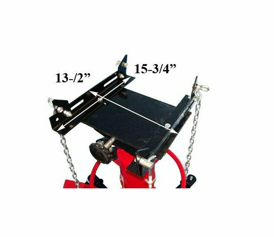 1/2 Ton HD Tall Transmission Jack Hydraulic 1000 lbs 34-5/8"-73-5/8