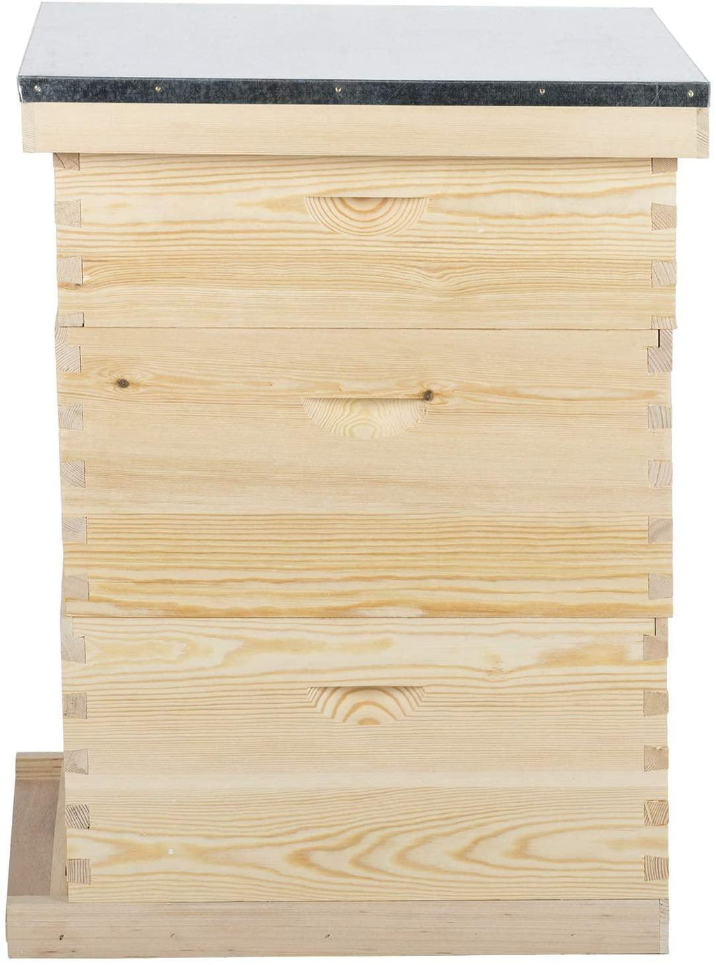 co-z langstroth 30-frame bee hive with 10 medium 20 deep honeycomb foundation frames, bee box for beekeeper starter kit, beekeeping supplies equipment, wood complete honey beehives, 3-tier bees house