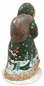 Ino Schaller Brunswick Green Winter Scene WalSanta German Paper Mache