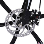 Keepfit Commuters Aluminum Full Suspension Road Bike 21 Speed Disc Brakes, 700c