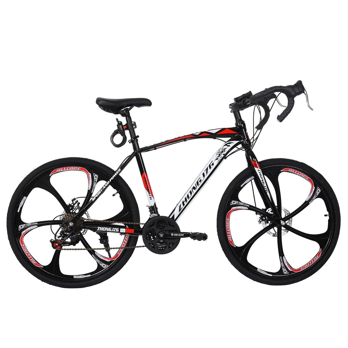 Keepfit Commuters Aluminum Full Suspension Road Bike 21 Speed Disc Brakes, 700c
