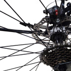 Mad Hornets Unisex MTB Mountain Bike 26 In. Wheels 21 Speed Bicycle Disc Black