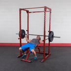 Best Fitness BFPR100 Classic Power Rack - Red Finish 500 lbs. Capacity