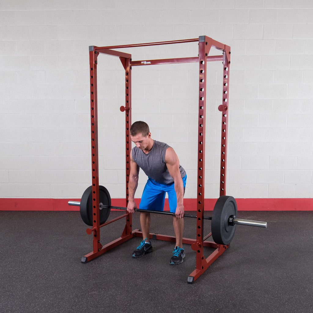 Best Fitness BFPR100 Classic Power Rack - Red Finish 500 lbs. Capacity