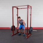 Best Fitness BFPR100 Classic Power Rack - Red Finish 500 lbs. Capacity