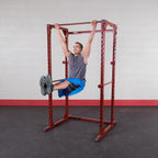Best Fitness BFPR100 Classic Power Rack - Red Finish 500 lbs. Capacity