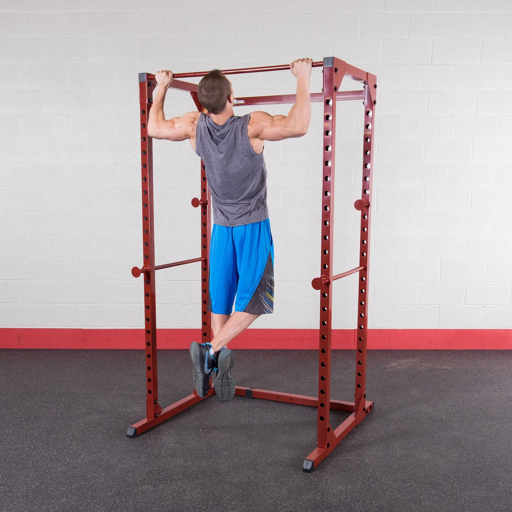 Best Fitness BFPR100 Classic Power Rack - Red Finish 500 lbs. Capacity