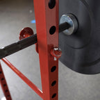Best Fitness BFPR100 Classic Power Rack - Red Finish 500 lbs. Capacity