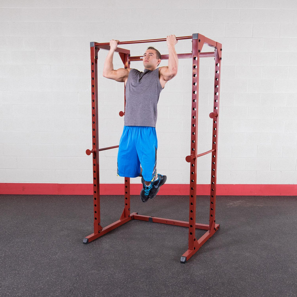 Best Fitness BFPR100 Classic Power Rack - Red Finish 500 lbs. Capacity