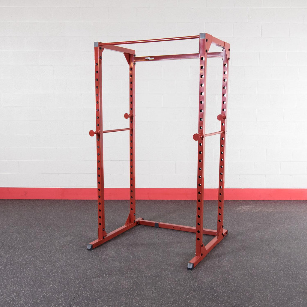 Best Fitness BFPR100 Classic Power Rack - Red Finish 500 lbs. Capacity