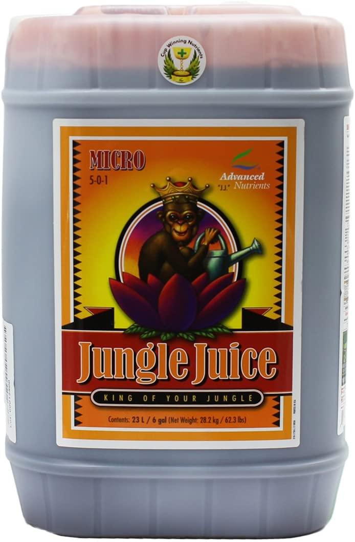 advanced nutrients 1750-17 jungle juice micro fertilizer, 23 liter