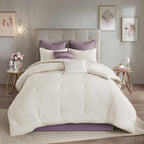Home Essence Kaia 8 Piece Cotton Printed Reversible Comforter Set