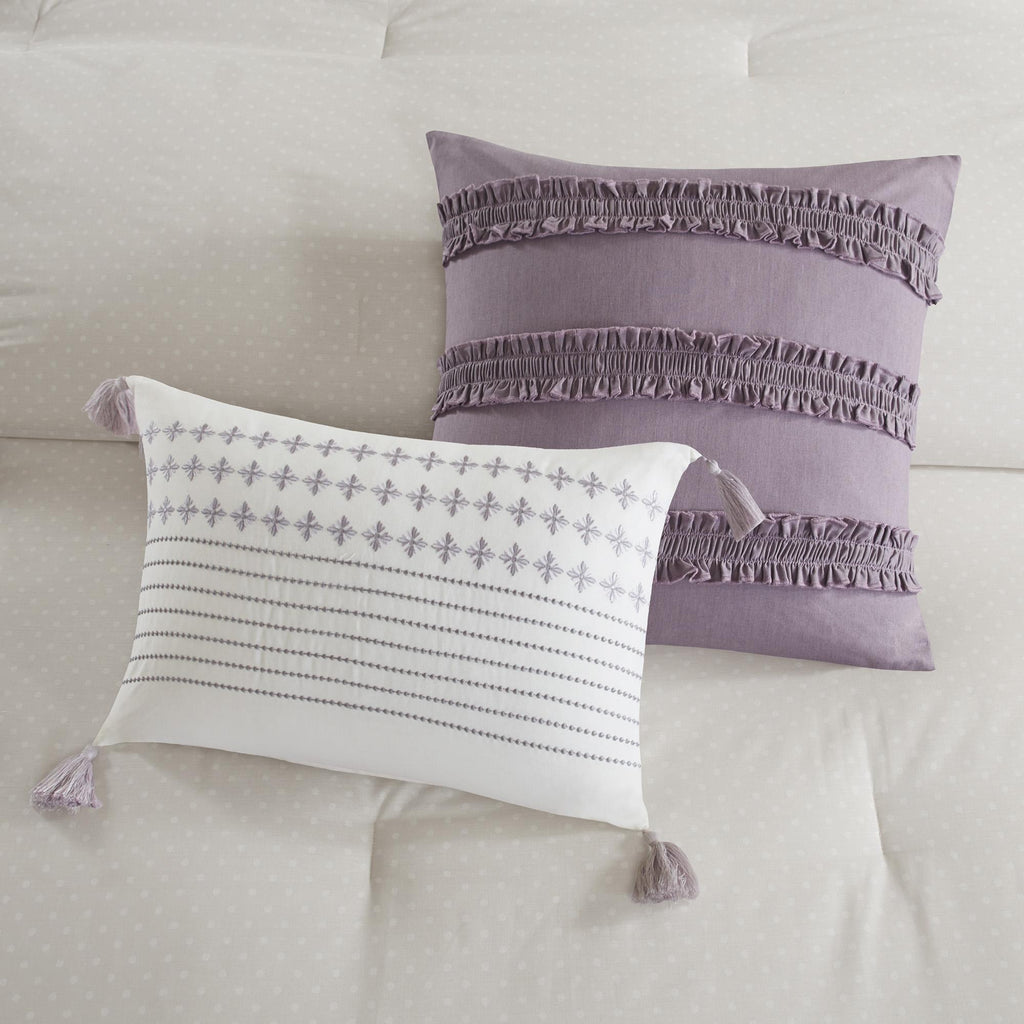 Home Essence Kaia 8 Piece Cotton Printed Reversible Comforter Set