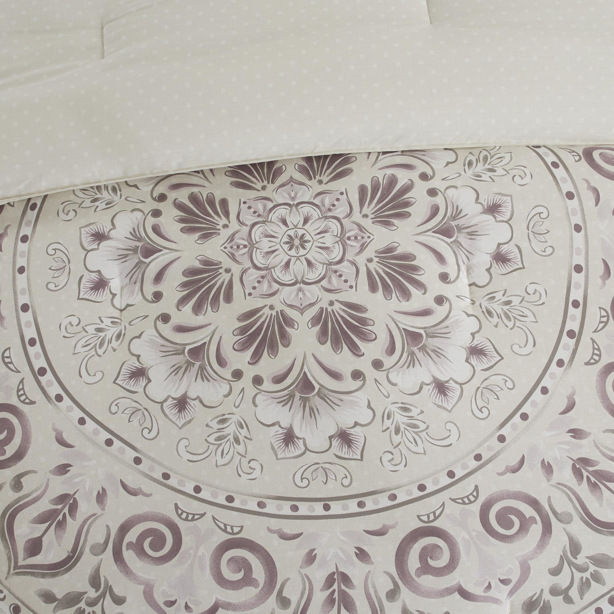 Home Essence Kaia 8 Piece Cotton Printed Reversible Comforter Set