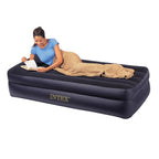 Dura-Beam Pillow Rest Air Mattress Bed with -In Pump, Twin (4-Pack)