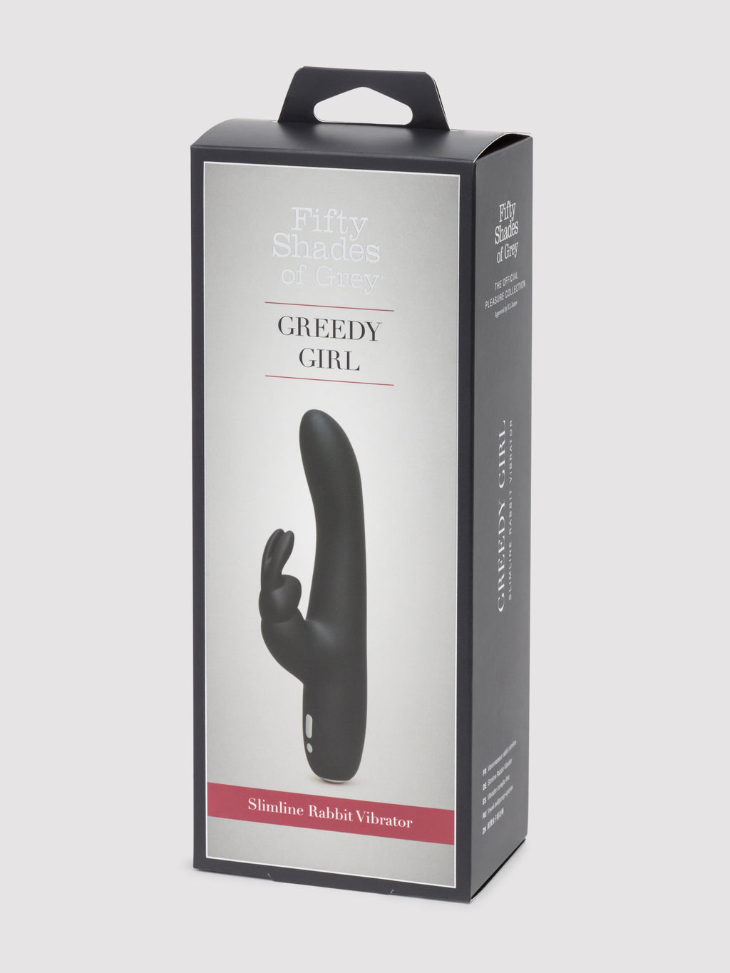 Fifty Shades of Grey Greedy Girl Slimline Rabbit Vibrator, Black