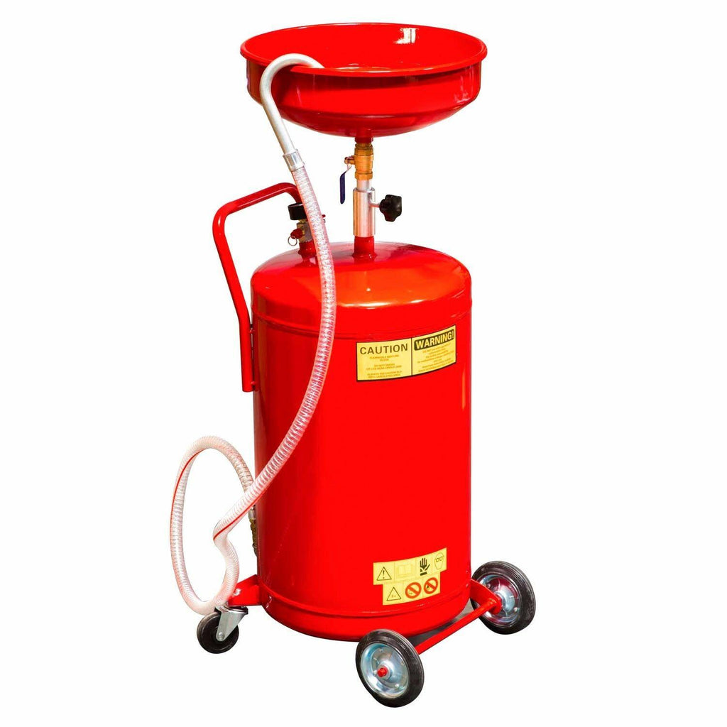 A++ 20 Gallon Waste Oil Drain Tank Air 3198 Operated Drainer Oil change