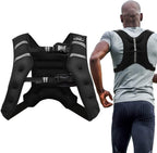 Aduro Sport Weighted Vest Workout Equipment, 25 Pounds (11.34 KG) Body Weight Vest for Men, Women, Kids