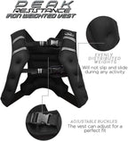 Aduro Sport Weighted Vest Workout Equipment, 25 Pounds (11.34 KG) Body Weight Vest for Men, Women, Kids
