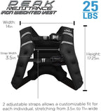 Aduro Sport Weighted Vest Workout Equipment, 25 Pounds (11.34 KG) Body Weight Vest for Men, Women, Kids