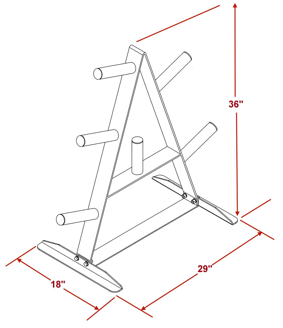 Olympic Weight Tree (DF7500) by Deltech Fitness