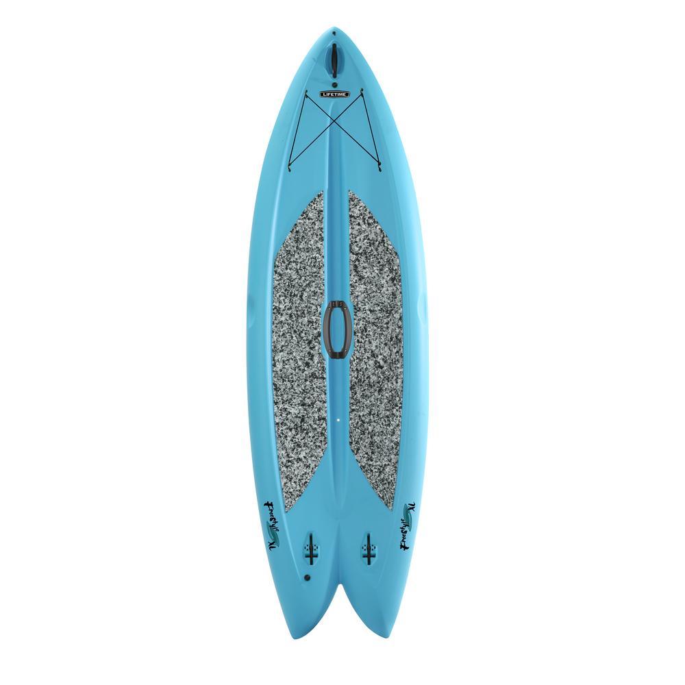 Freestyle 9 ft. 8 in. L x 35.5 in. W x 6 in. T Multi-Sport Paddle Board in Glacier Blue