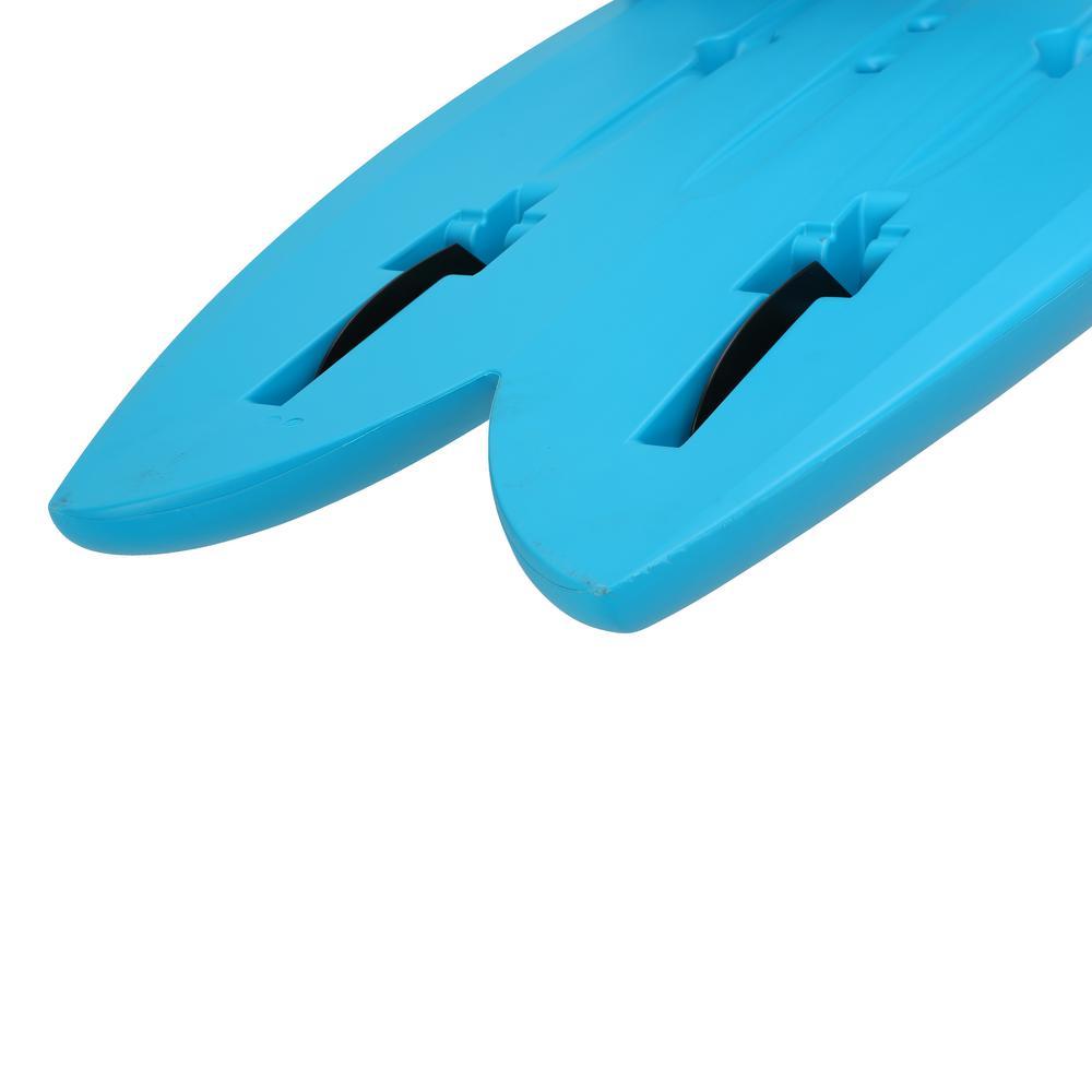 Freestyle 9 ft. 8 in. L x 35.5 in. W x 6 in. T Multi-Sport Paddle Board in Glacier Blue