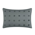 Chic Home Hayden Striped Box Stitched  Bed In A Bag Quilt Set - Queen 90x90", Grey - Queen,Grey