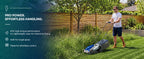 14" Cordless Lawn Mower, 40V Lightweight Push Mower with 4.0Ah Battery &amp; Charger, Ultra-Quiet Motor for Small Yards, Lawn Care, Backyard Maintenance