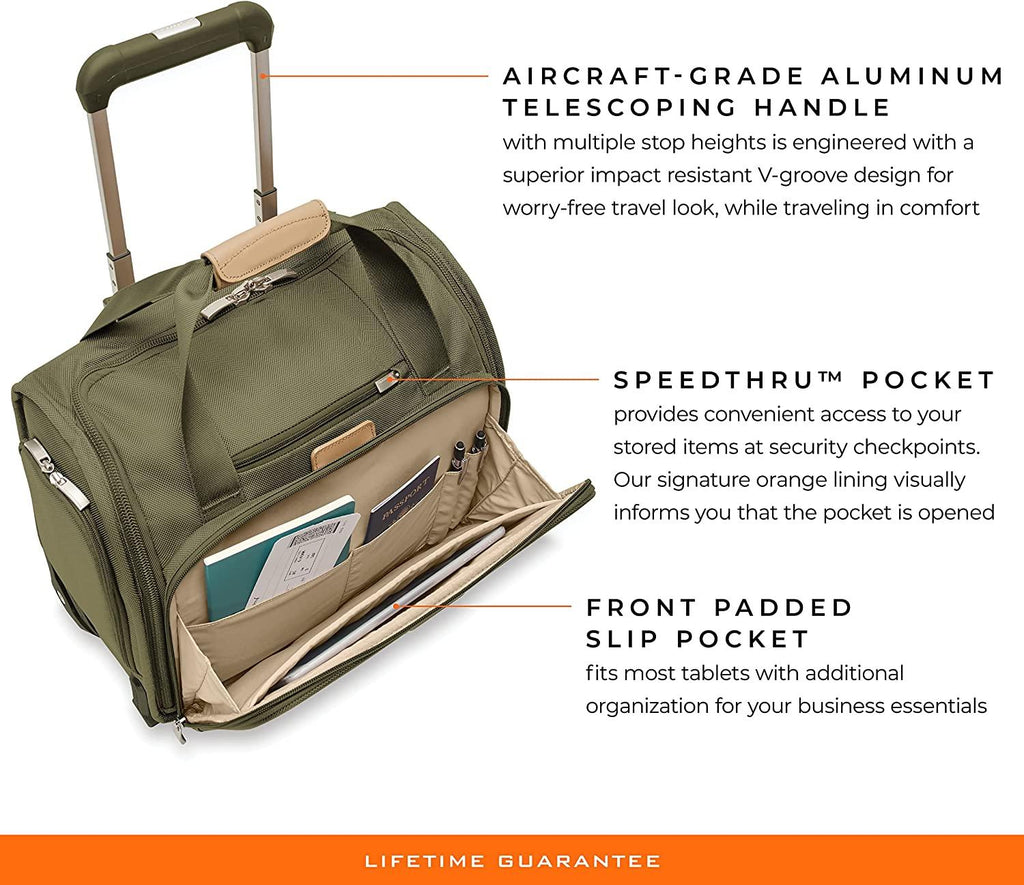 2-Wheel Cabin Bag, Olive