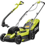 13 in. one+ 18-volt lithium-ion battery walk behind push lawn mower & strin