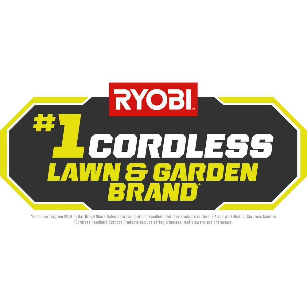 13 in. one+ 18-volt lithium-ion battery walk behind push lawn mower & strin