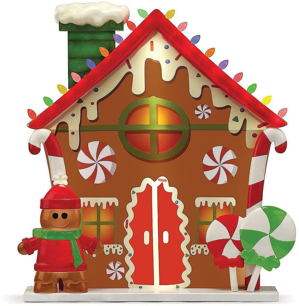 Blow Mold Gingerbread House Outdoor Decoration