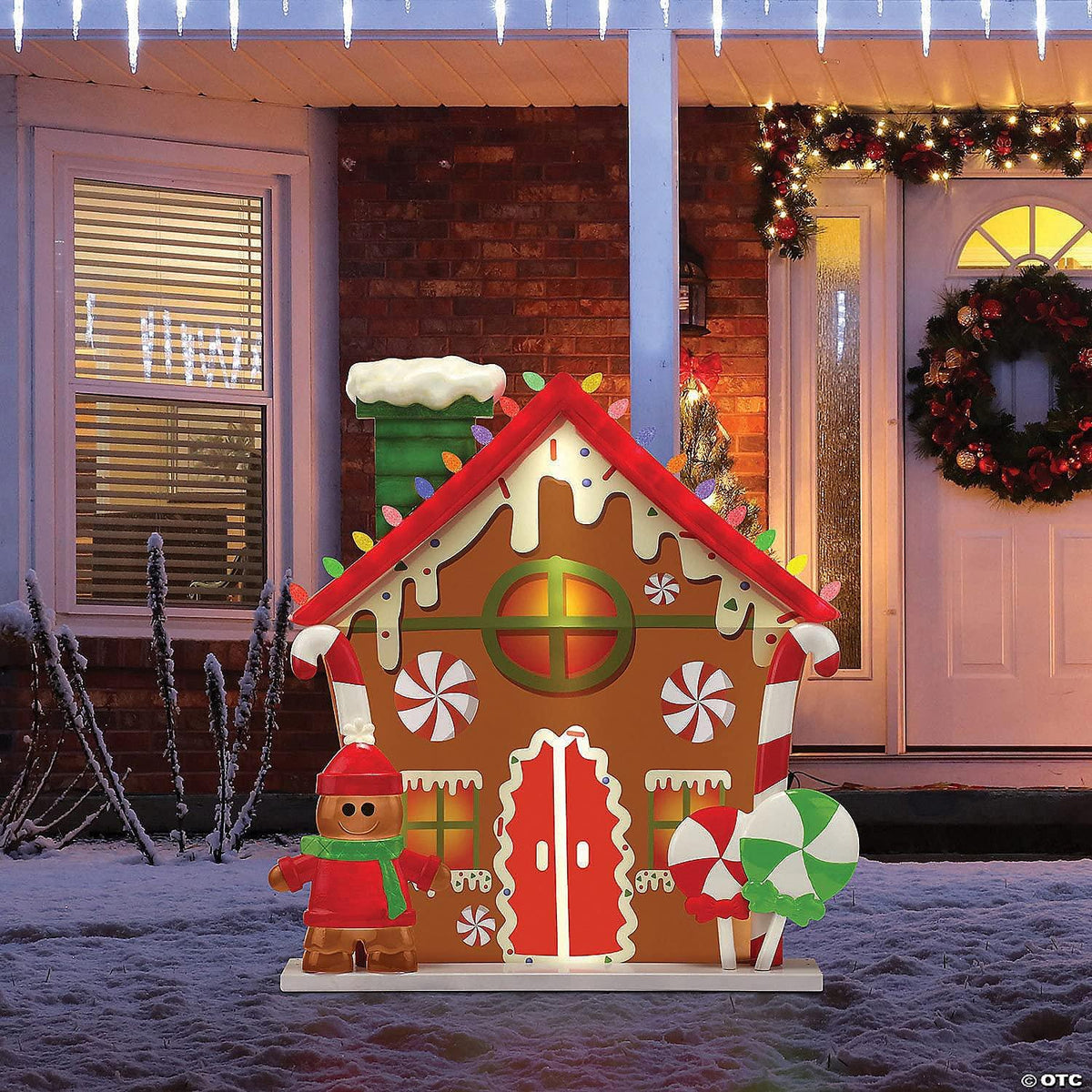 JJKFQ LED Night Light Hanging Christmas Lights Fairy Lights Santa Claus Lamp with Suction for Door Window Holiday Decoration Outdoor