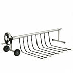 21 ft pool cover reel swimming tube set solar cover inground stainless steel