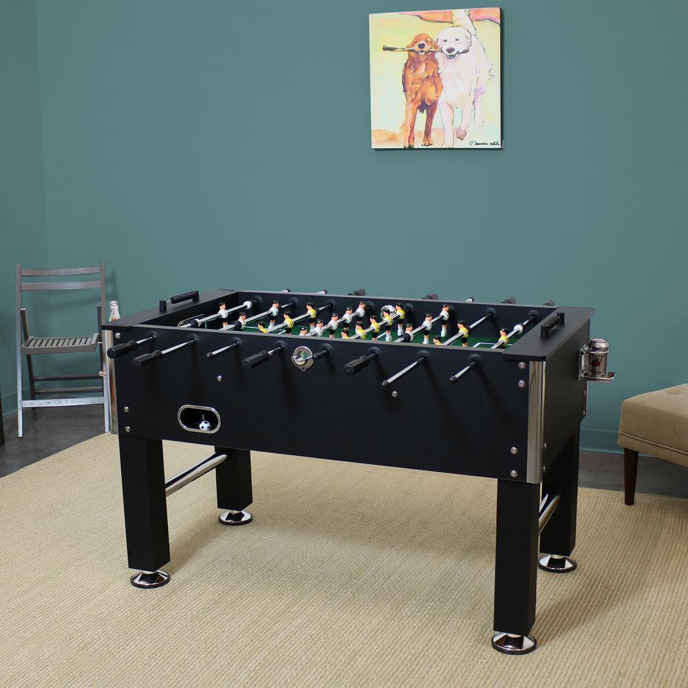 55 in. Foosball Game Table with Drink Holders