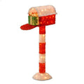 Palaney Decorative Décor Pre-Lit Mailbox Christmas Decoration Lighted Display