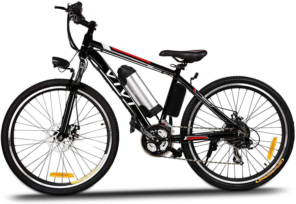Vivi 26" Electric Bike Ebike,350W Electric Mountain Bike,Adult Electric Bicycles with Removable 36V 8Ah Battery,Professional 21 Speed Electric Bicycle,20 MPH &amp; 35 Miles Range,3 WorModes