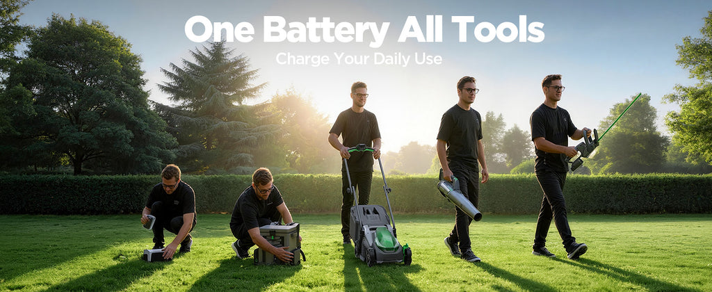 16" Electric Lawn Mower, 40V Cordless Lawn Mower with 2x5.0Ah Batteries &amp; Charger, Brushless Motor, 2-in-1 Mulching &amp; Bagging, 6-Position Height Adjustment, for Small to Medium Yards