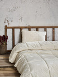 SUSSEXHOME Reversible Comforter Set, Wool-Filled Down Alternative Comforter, Hypoallergenic, Made From Sheep Wool, White Sheets Queen Soft, Breathable and Washable, Queen Size, Soft Bedspread