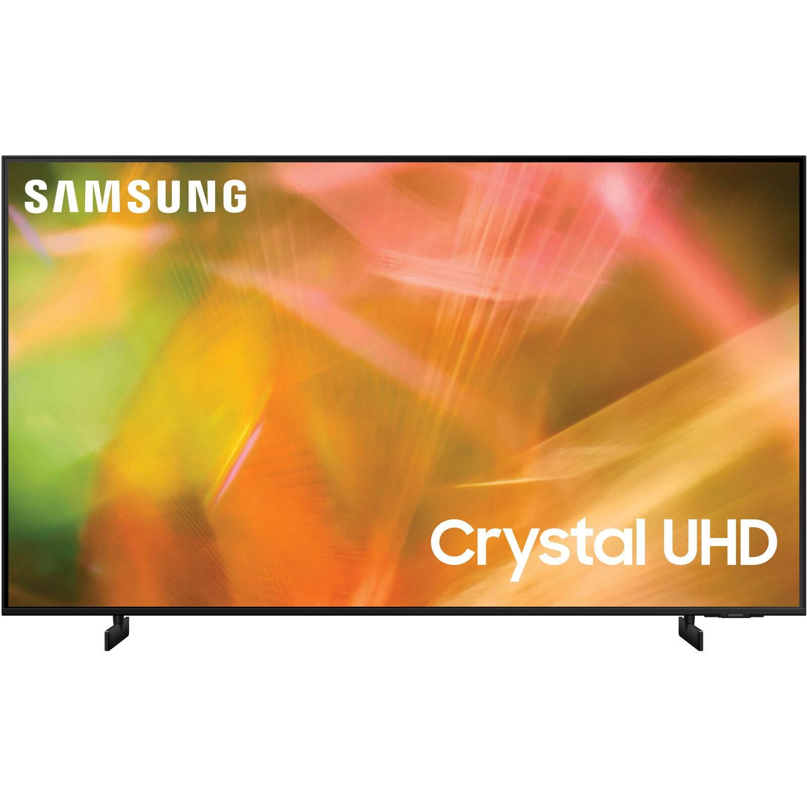 samsung au8000 75" 4k ultra hd hdr smart led tv - 2021 model *un75au8000