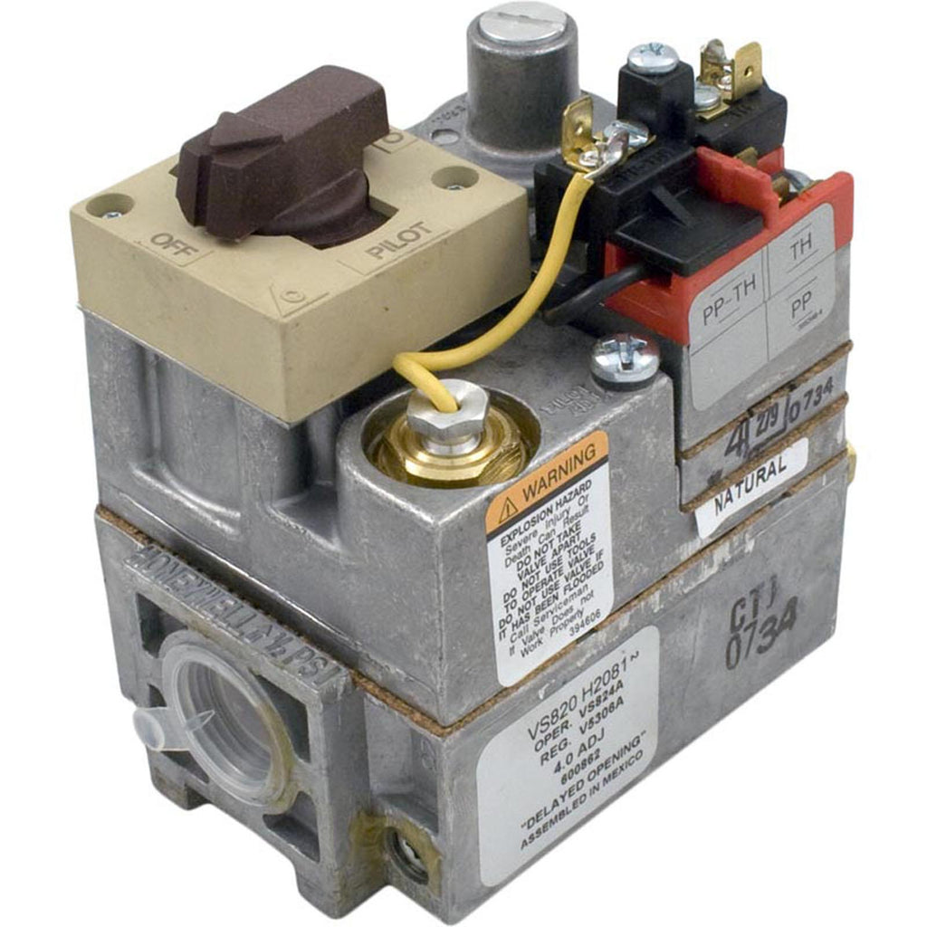 Raypak Gas Valve, Raypak 53/53A/55A/105A/105B/151/153, Nat., MV