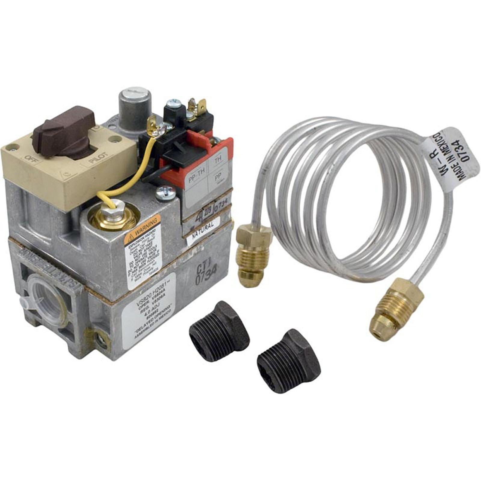 Raypak Gas Valve, Raypak 53/53A/55A/105A/105B/151/153, Nat., MV