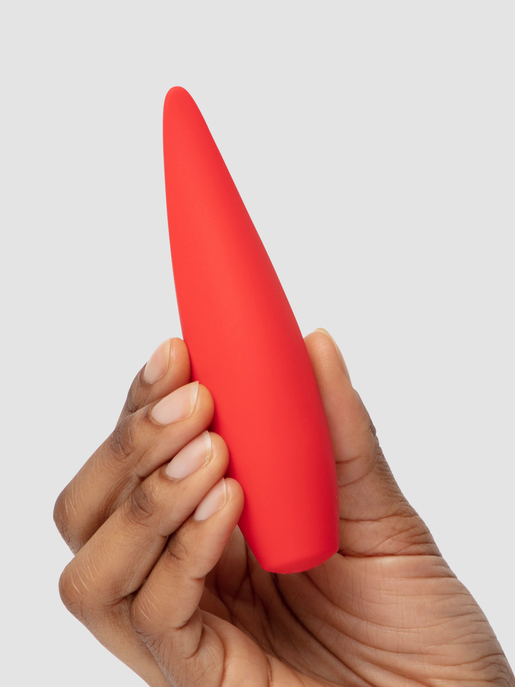 Red Hot Rechargeable Silicone Flickering Tongue Vibrator, Red