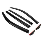Car Window Sun Rain Guard Visors Kit 6PCS For Toyota Highlander 2014-2023 Generic