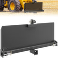 yitamotor 5/16" skid steer 3 point mount plate, universal quick-attach skid loader attachment skid steer adapter for loader backhoe tractor