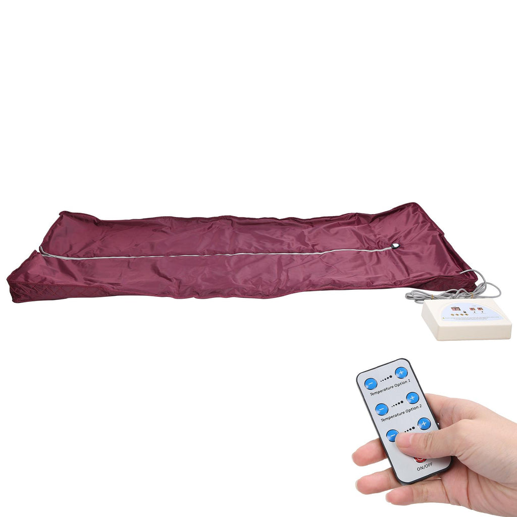 Detoxing  Blanket,  Zipper Far Infrared  Blanket Easy To Store Odorless Energy Saving  For Home For Beauty Salon 110V US Plug