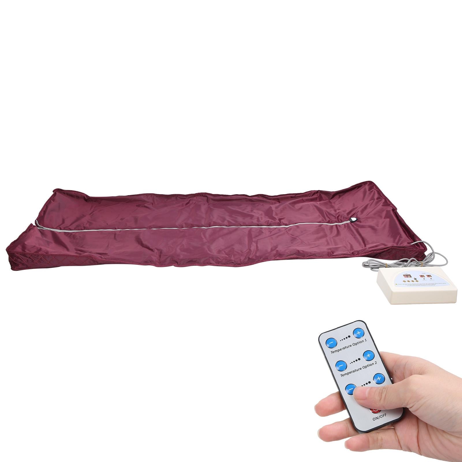 Detoxing  Blanket,  Zipper Far Infrared  Blanket Easy To Store Odorless Energy Saving  For Home For Beauty Salon 110V US Plug