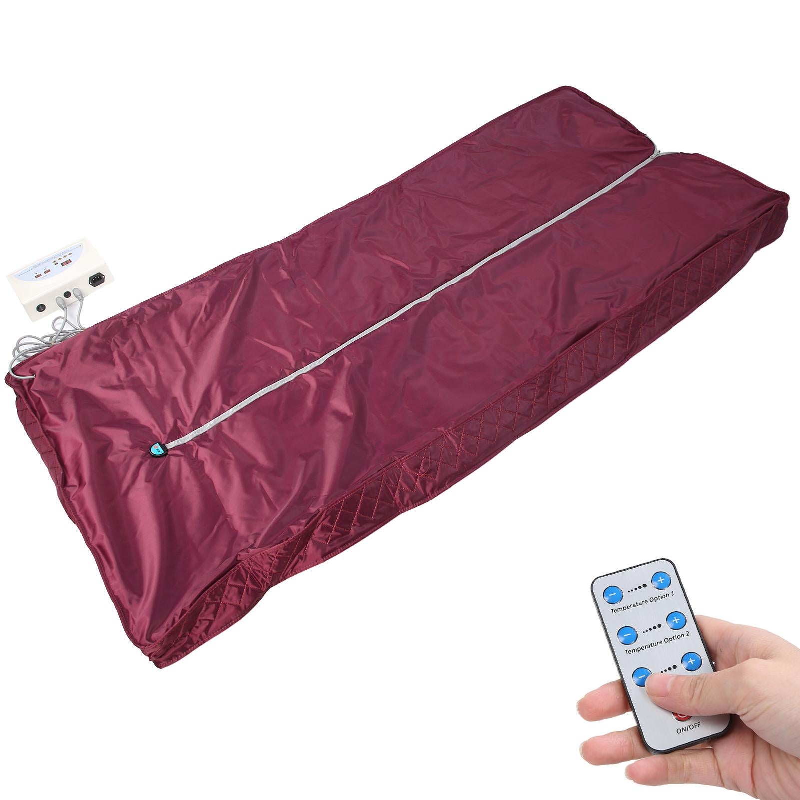 Detoxing  Blanket,  Zipper Far Infrared  Blanket Easy To Store Odorless Energy Saving  For Home For Beauty Salon 110V US Plug